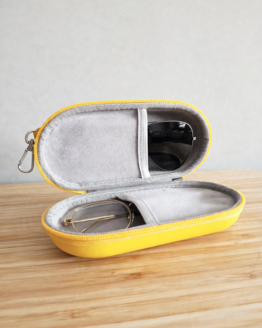 Hard Shell Double Glasses Delux Case Double-Layer for 2 pairs of Glasses Men / Women Blue FREE DELIVERY