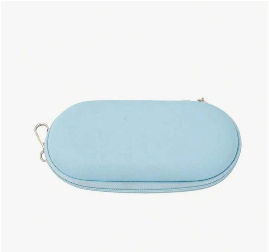 Hard Shell Double Glasses Delux Case Double-Layer for 2 pairs of Glasses Men / Women Blue FREEPOST